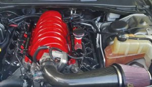 CFM Baffled Billet Valve Cover Breather Kit for '05-15 Chrysler 300C HEMI & SRT-8