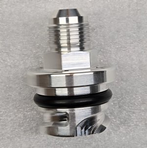 CFM Billet Valve Cover to -10 AN Catch Can Adapter for LSx Engines