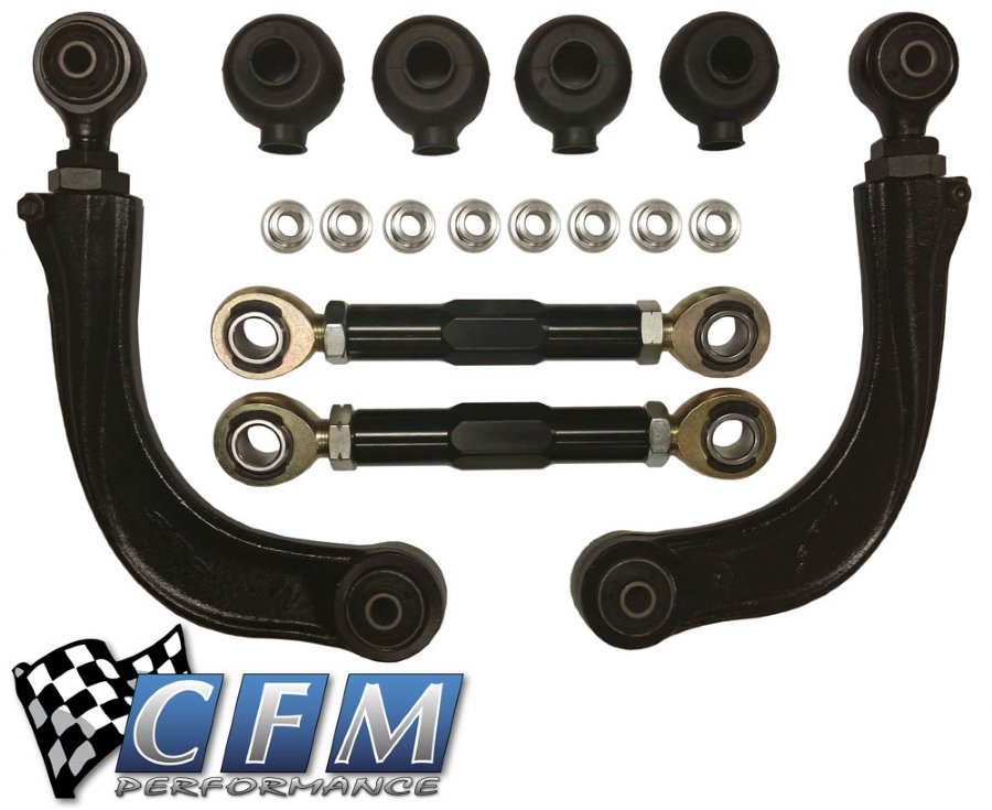 CFM Performance Rear Toe Adjusters & SPC Rear Upper Camber Arms for