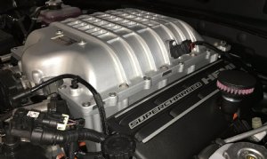 CFM Baffled Billet Valve Cover Breather Kit for '15-23 Dodge Charger SRT Hellcat